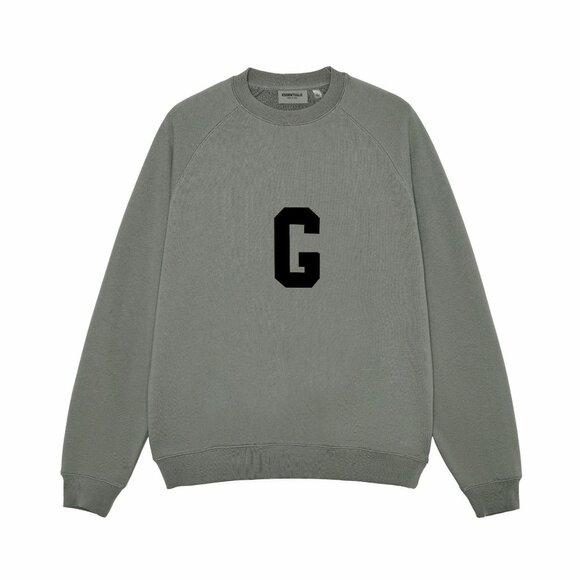 Fear of God Other - Fear of God Essentials G-Letter Flocked Print Streetwear Hoodie Season 7